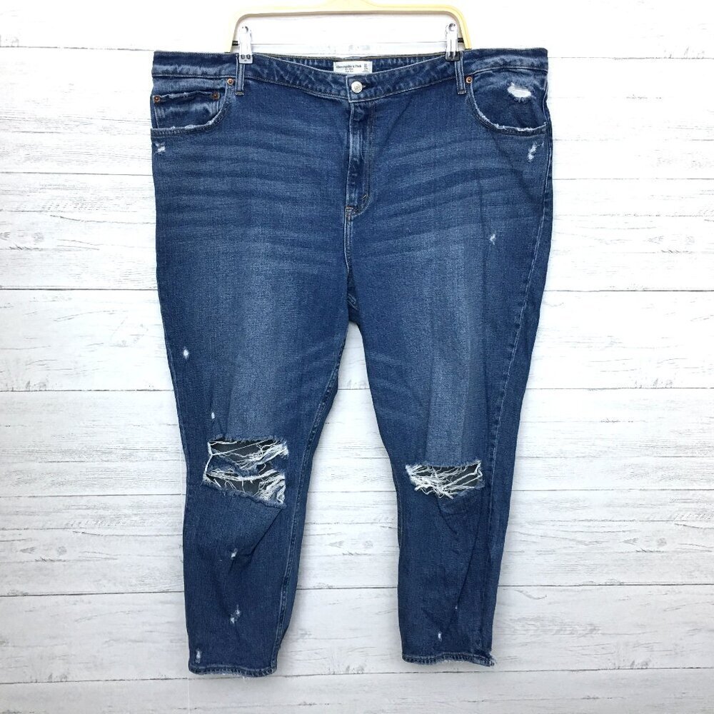 Abercrombie & Fitch Women's Jeans The Mom High Rise Curve Love size 24